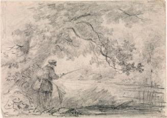 A Fisherman on the River Bank