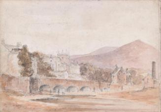 A Town on a River; ?Killiney Hill, County Dublin (on verso)