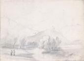 Figures on the Shore of a Lough