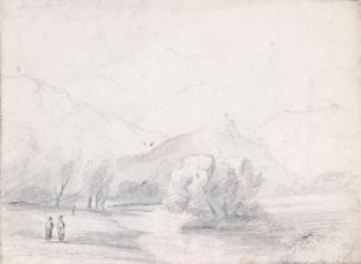 Figures on the Shore of a Lough