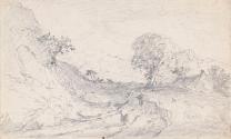 Figures on a Path in the Hills