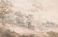 An Artist Sketching a Landscape