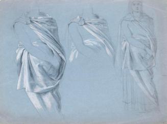Three Studies of a Draped Model