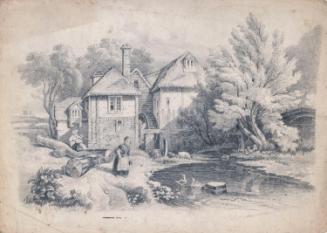 Women by a Millhouse