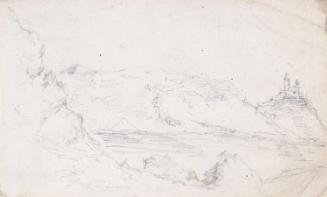 A Castle above a Bay; Jagged Rocks (on verso)