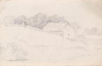 A Cottage Sheltered by a Bank