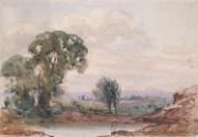 A River and Distant Mountain