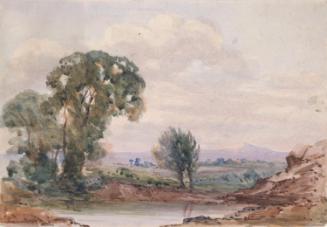 A River and Distant Mountain