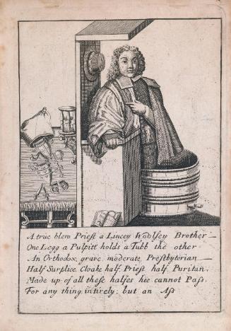 Satirical Religious Print