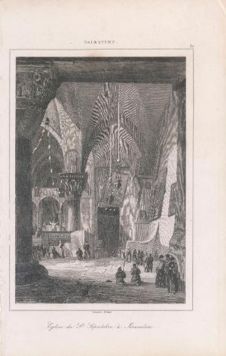 Palestine: Église du St Sepulchre à Jerusalem