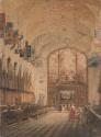 The Interior of Saint George's Chapel, Windsor, Berkshire (East window now altered)
