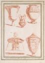 A Fountain and Four Amphorae