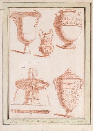 A Fountain and Four Amphorae