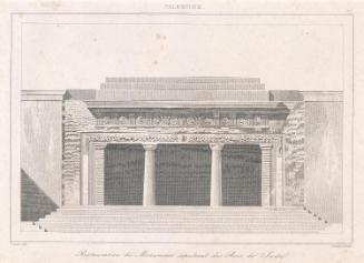 Palestine: Restauration du Monument Sepulchral des Rois de Juda