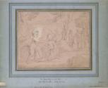 The Christ Child Embracing Saint John the Baptist, with the Virgin and Saint Joseph behind