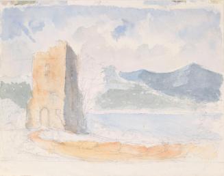 A Ruined Tower by a Lough