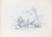Travellers outside a City Gate