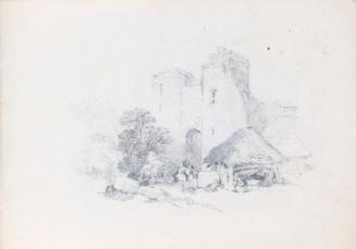 Travellers outside a City Gate