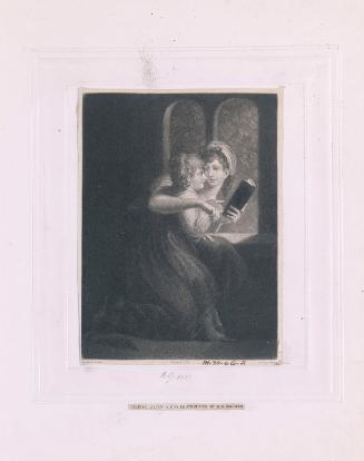 Milton when a Boy, Instructed by his Mother