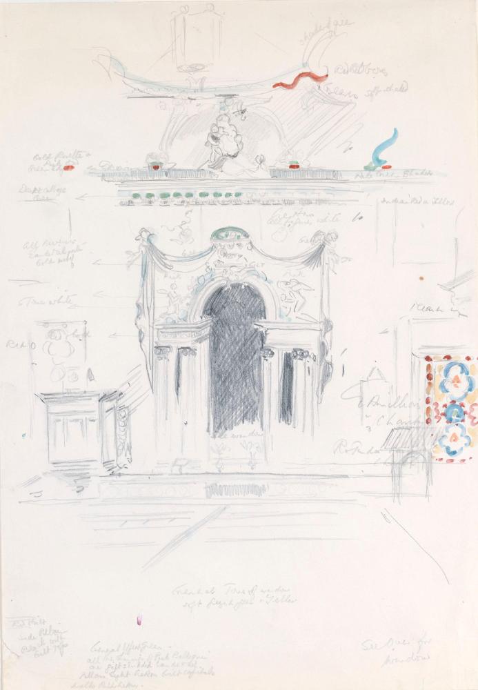 Plasterwork in the Rotunda Hospital Chapel, Parnell Street