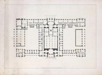 Designs for the Custom House, Dublin (erected 1781-c.92): The Ground Floor Plan