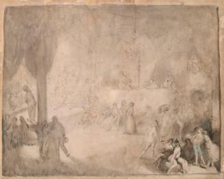 Rehearsing the Play Scene from Shakespeare's Hamlet, at Sadlers Wells