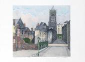 Saint Michael's Tower, High Street, from Rosemary Lane