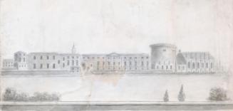 The Rear of the Castle,from Bermingham Tower to the Chapel Royal; A Castle above a Bay (on verso)