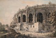 The Amphitheatre at Nimes, S. France