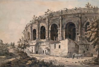 The Amphitheatre at Nimes, S. France
