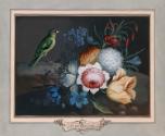 A Bird and Flowers