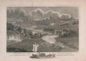 Dublin from the Magazine Fort in Phoenix Park, with a Vignette of the Vice-Regal Lodge, Lord Lieutenant's Residence, now Aras an Uachtarain