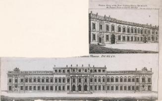 The West Side and North Front of the Custom House, Dublin