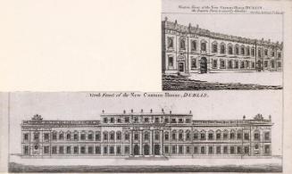 The West Side and North Front of the Custom House, Dublin