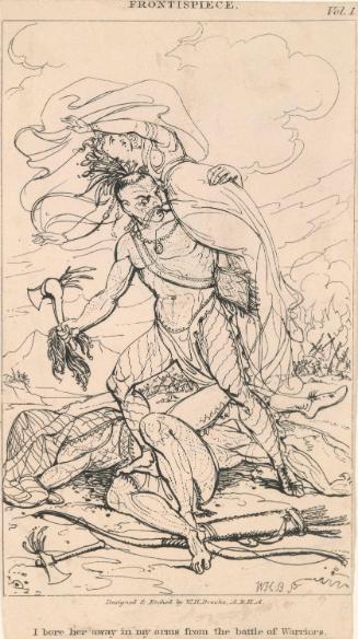 'I Bore her away in my Arms from the Battle of Warriors'