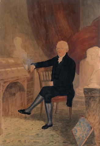 Charles Robertson (1760-1821), at his Miniature Painter's Desk