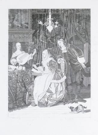 A Young Woman Composing Music