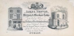 Bill-head for James Trevor, Military Merchant Tailor to His Grace The Duke of Northumberland [...]