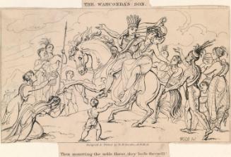 Then Mounting the Noble Horse, they Bade Farewell