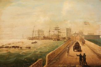 A View of the South Wall and the Pigeon House