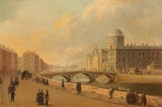 A View of the Four Courts and Richmond Bridge