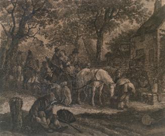 Scene outside an Inn