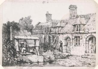 Cottages at Glastonbury, Somerset