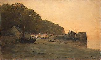 A small Fishing Port, probably Clovely, Devon