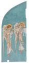 Two Winged Angels in Profile