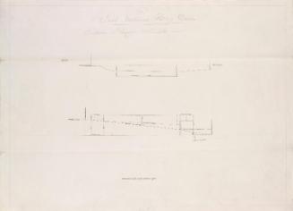 Two Sections Showing the Ground Levels