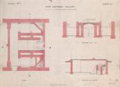 A Section through the Vaults and Furnace Room