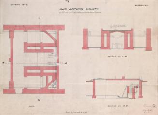 A Section through the Vaults and Furnace Room