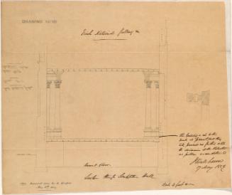 A Transverse Section through the Sculpture Hall