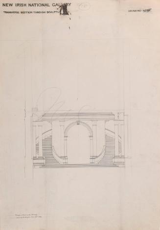 A Transverse Section through the Sculpture Hall